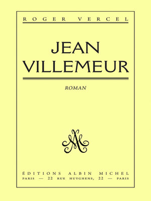 cover image of Jean Villemeur